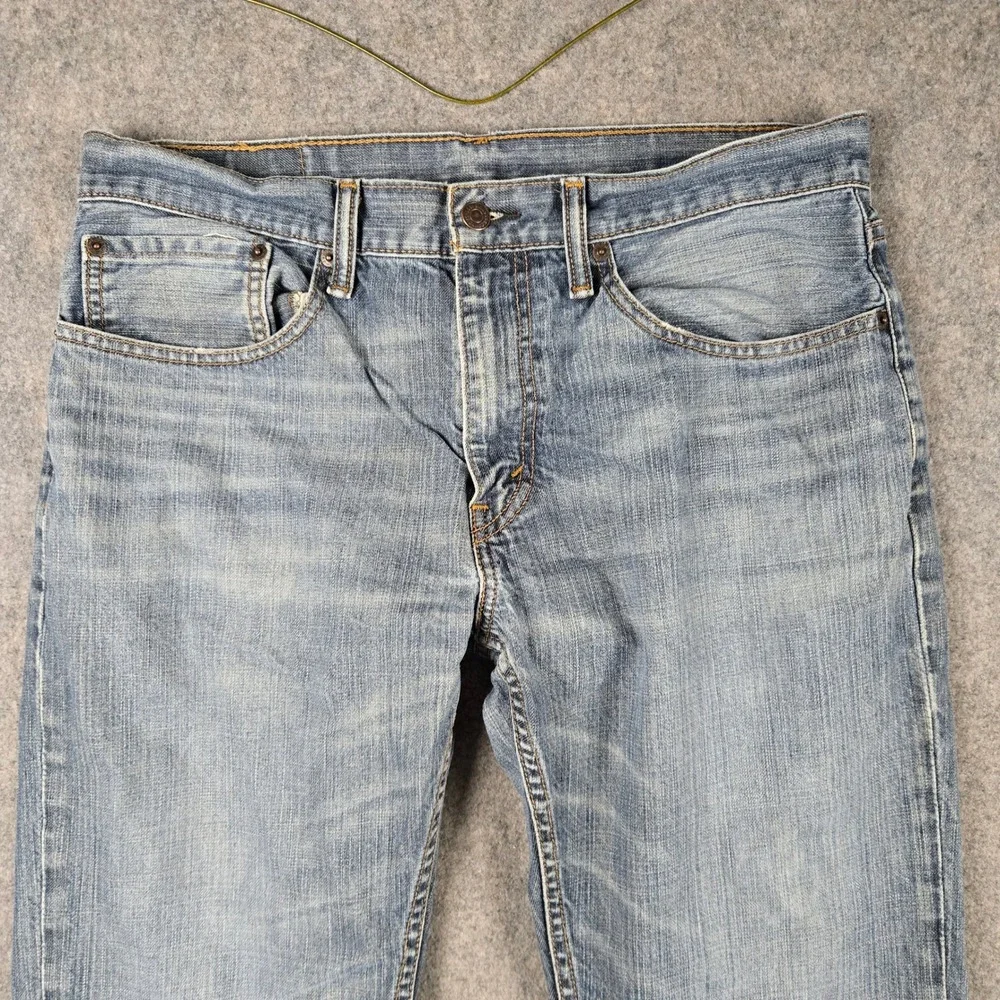 Levi Strauss 559 Relaxed Straight Jeans Mens 34x29 Blue Denim Classic Workwear